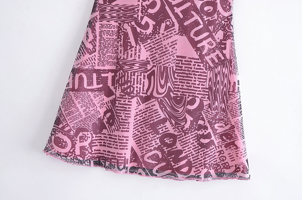 Cultured Or Not Mesh Mini Dress