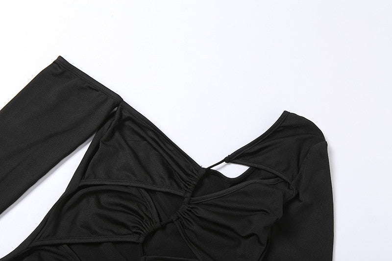 Maple Mistress Mini Dress With Gloves
