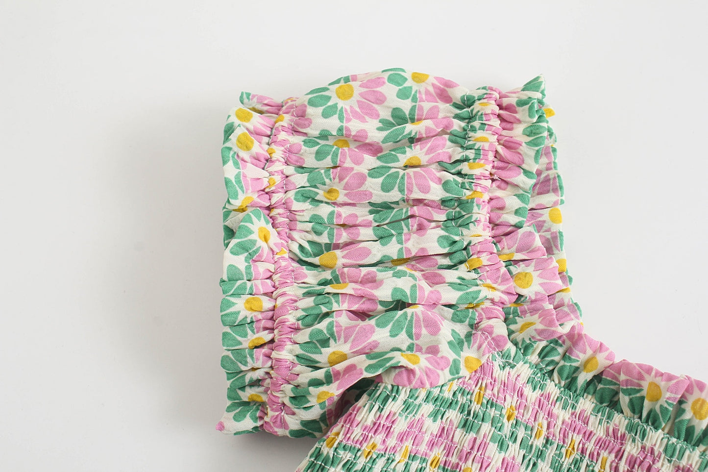 Strawberry Short Cake Ruched Skirt Set