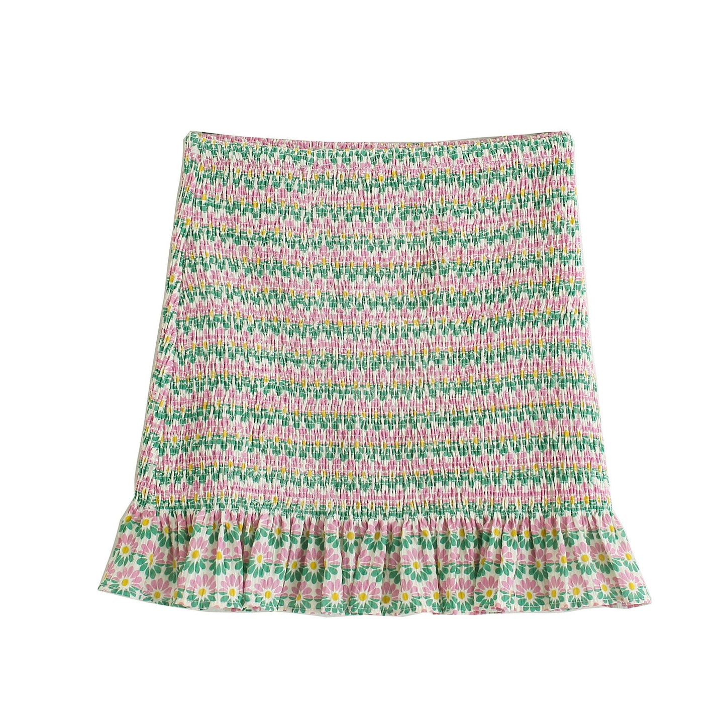 Strawberry Short Cake Ruched Skirt Set