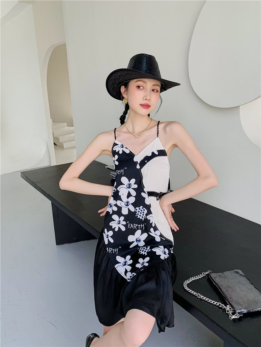 Mother Earth Midi Frill Dress