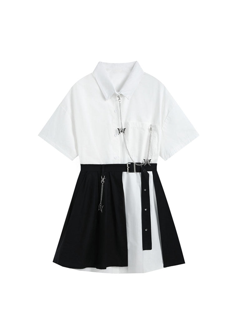 School's Out Forever Pleated Mini Dress