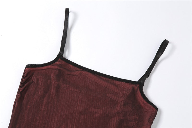 Too Hot For You Mesh Mini Dress