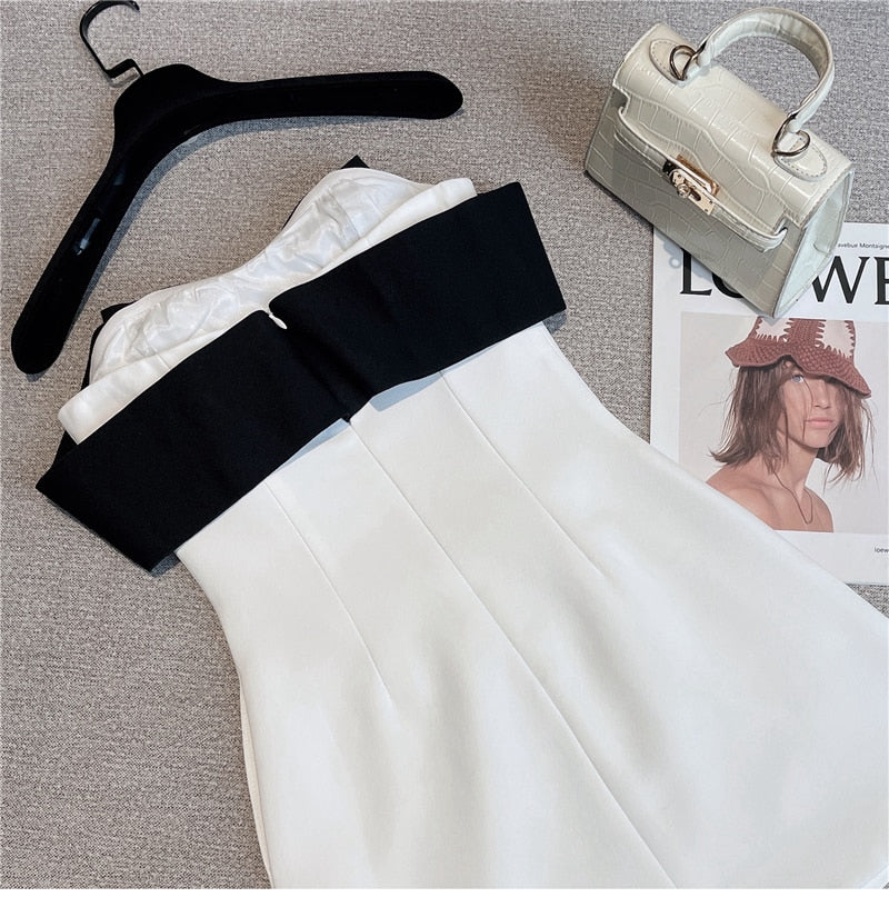 Tiffany Timeless Bow-Tie Mini Dress
