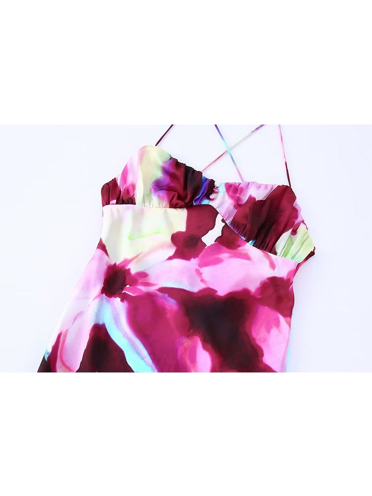 Working Remotely Floral Midi Dress
