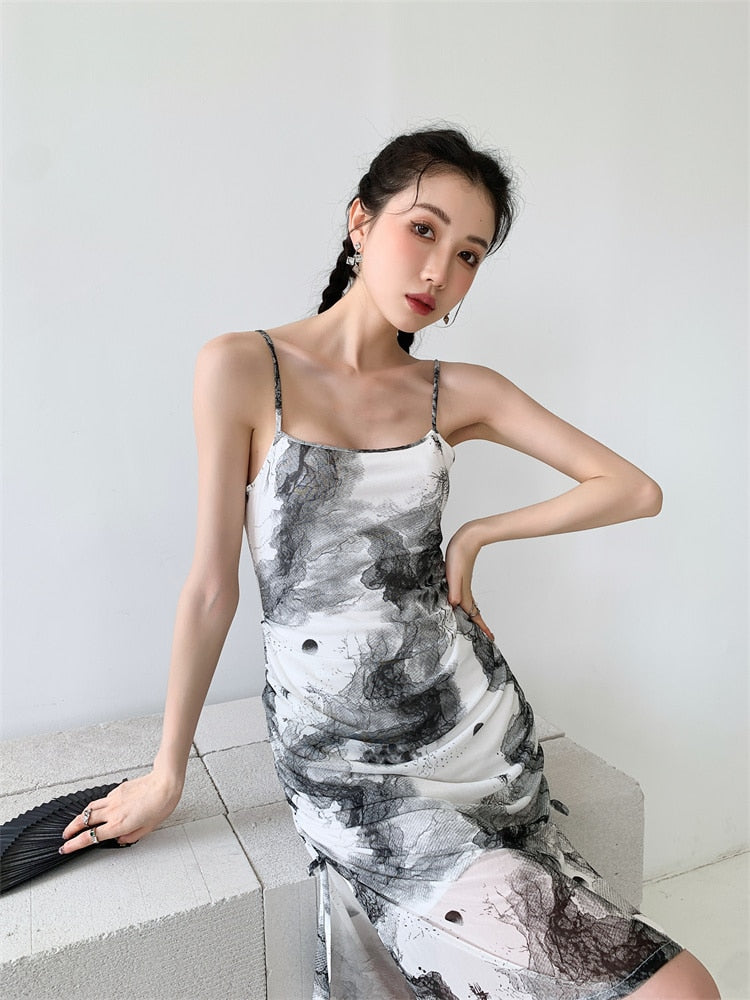 Molly Mandarin Two Piece Midi Dress