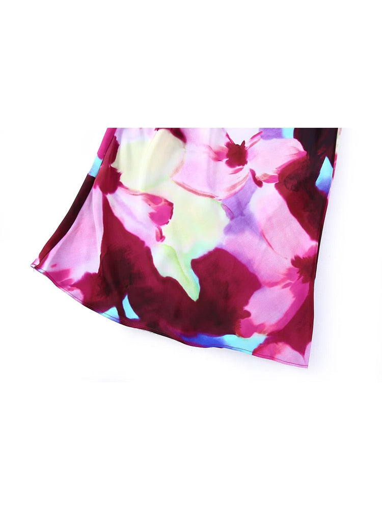 Working Remotely Floral Midi Dress