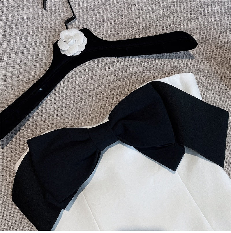 Tiffany Timeless Bow-Tie Mini Dress