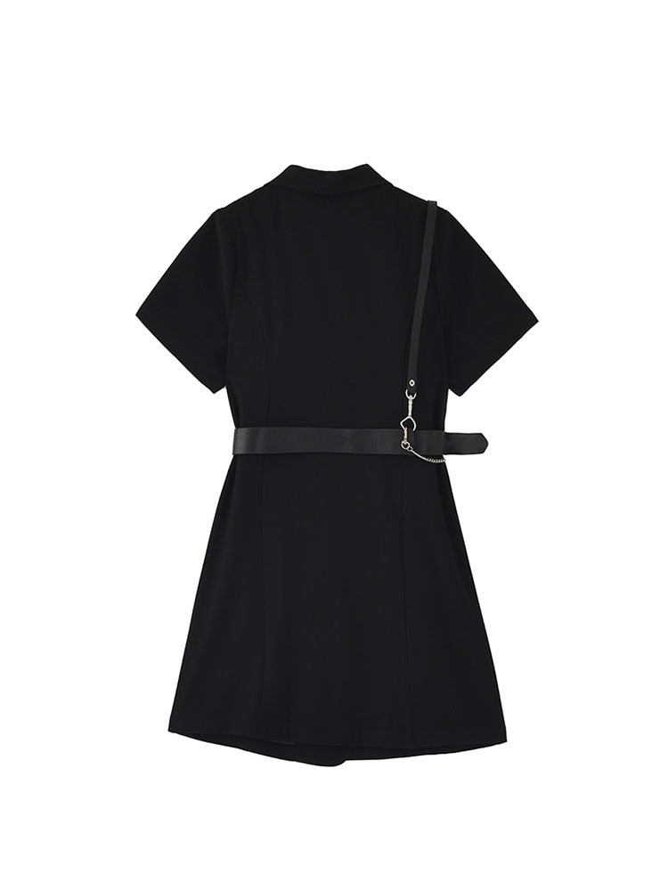 Dismantle The System Mini Blazer Dress