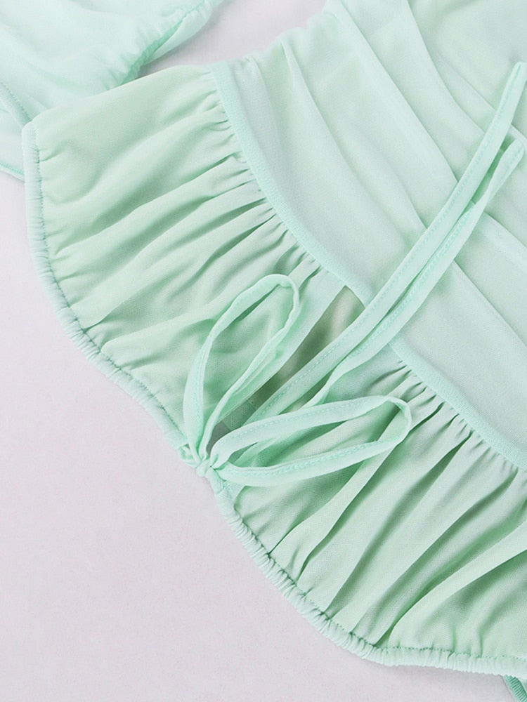 Fashionably Late Ruched Bodycon Dress