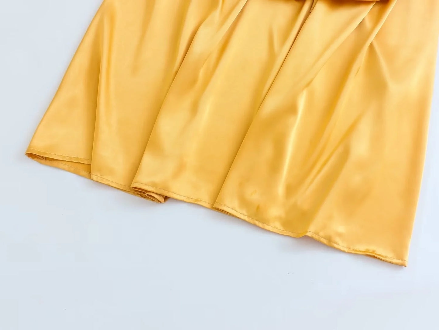 Sun Goddess Golden Slip Dress