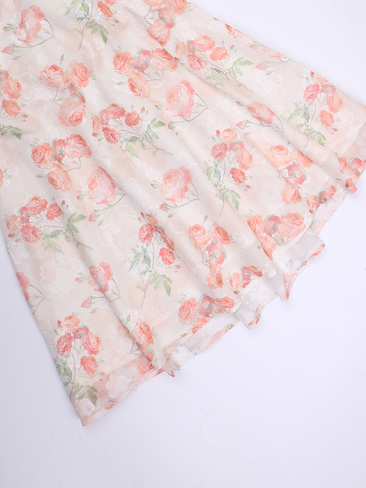 Polly Puffy Sleeve Floral Mini Dress