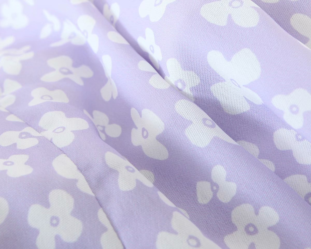 Picnic Time Lavender Mini Dress