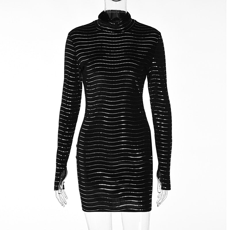 Bad Riri Reflective Mini Dress