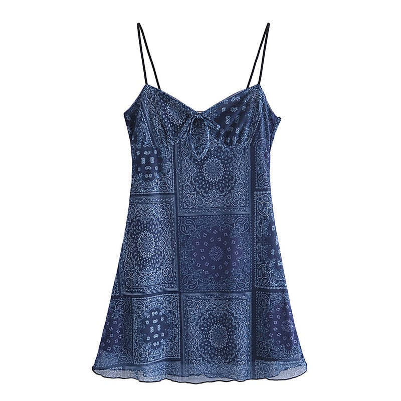 Annie Bohemian Mesh Mini Dress