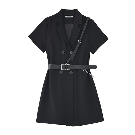 Dismantle The System Mini Blazer Dress