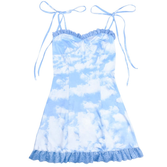 Skylar and Clouds Laced Mini Dress