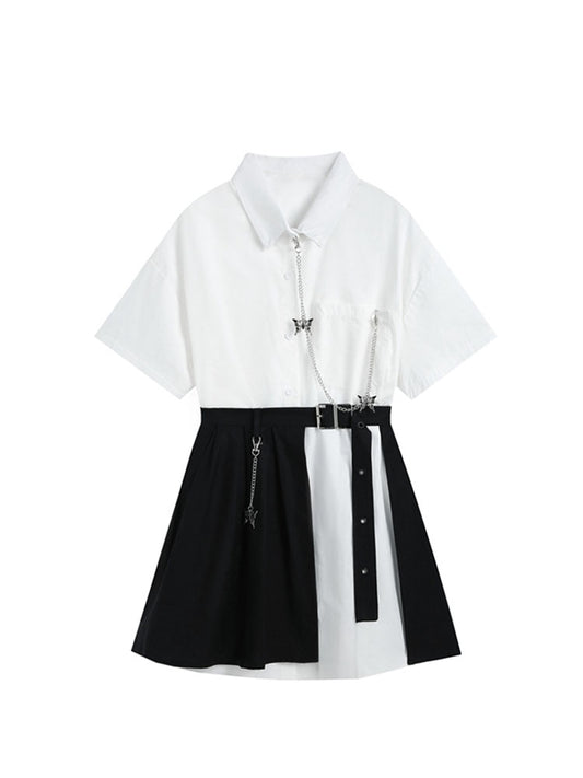 School's Out Forever Pleated Mini Dress