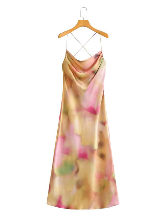 Giselle Golden Hour Long Slip Dress