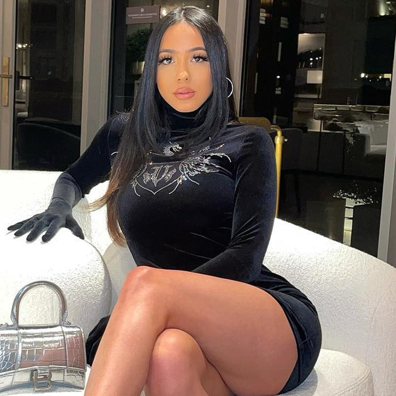 Your Worst Nightmare Mini Dress with Gloves