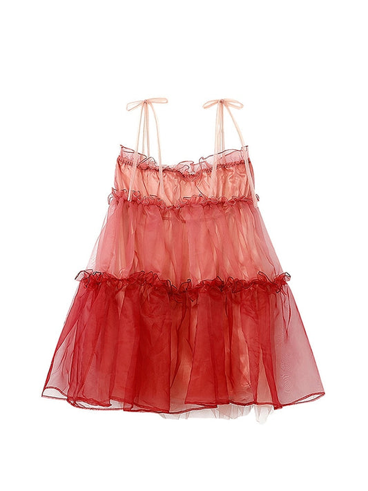I Love You More Puffy Mini Dress