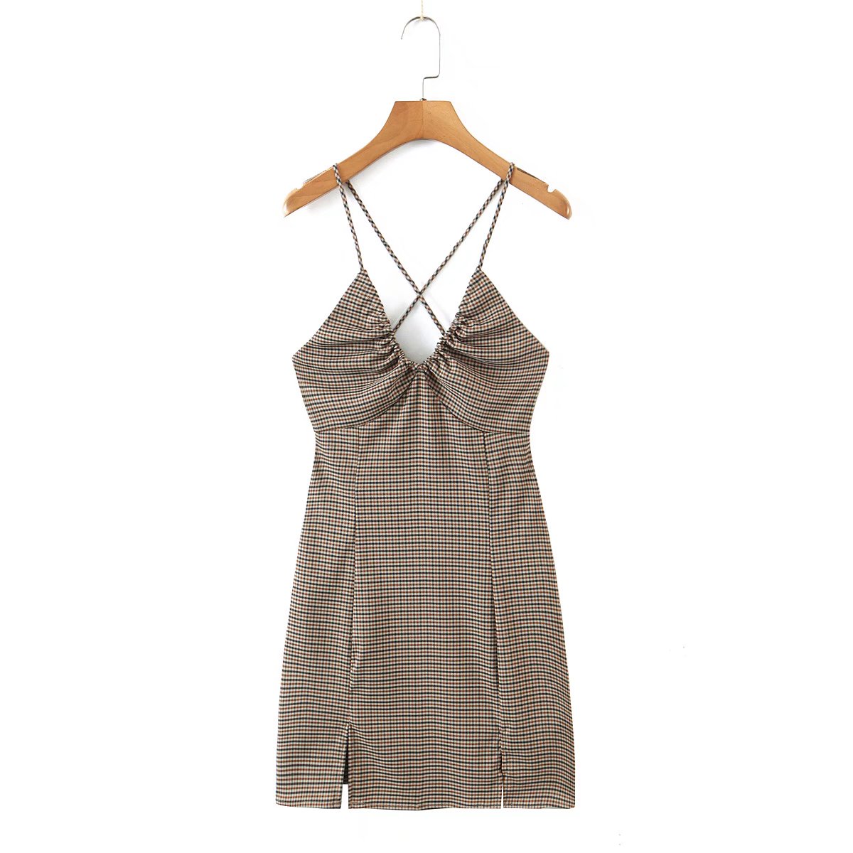 Roll Call Checkered Pencil Dress