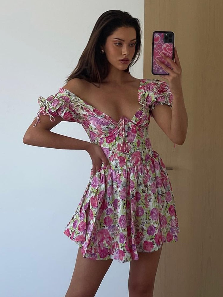 Call Me Maybe Floral Mini Dress